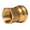 Quickfitting 1in Push-to-Connect x 1in FNPT Brass Female Straight Adapter Fitting LF832FR - alternate 3